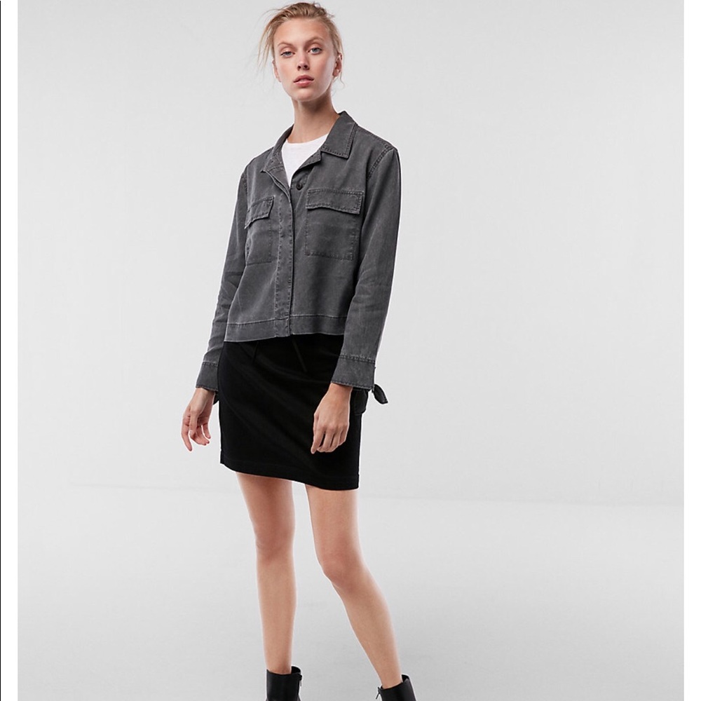 Cropped Military Jacket